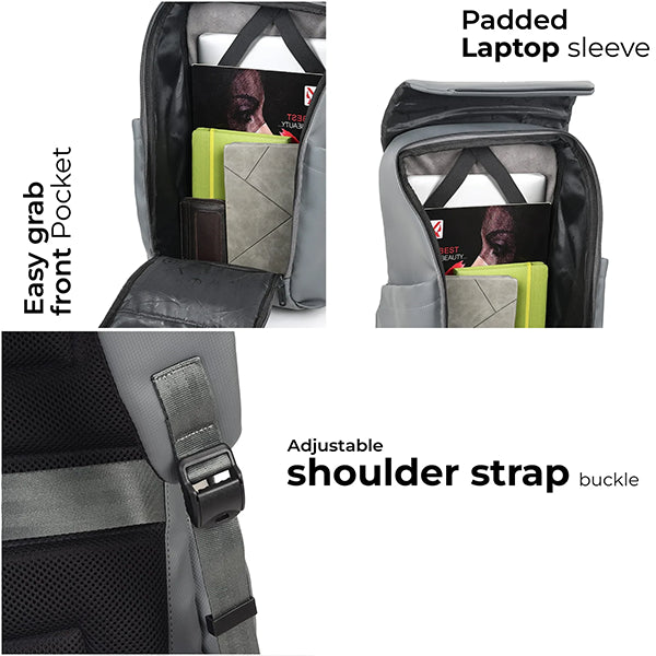 The Arlo 25L Laptop Backpack-Smoke Alloy