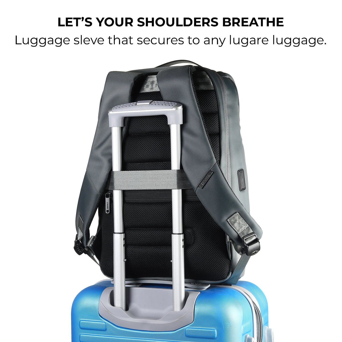 The Kairo 25L Laptop Backpack-Storm Grey