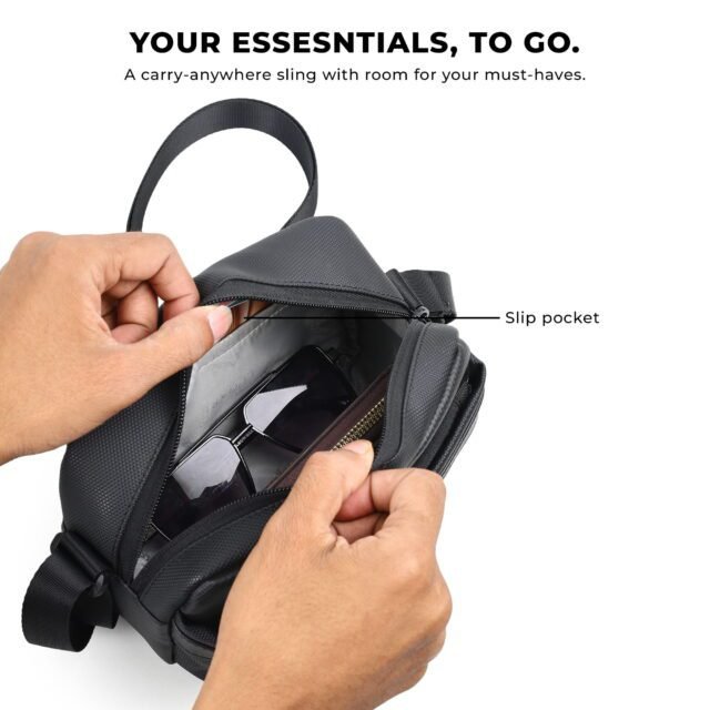 Lugare The Nomad Crossbody Sling Bag – Onyx Multiverse – Lugare